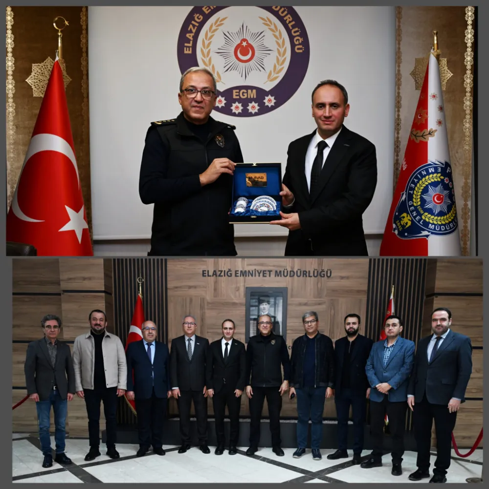MÜSİAD Elazığ Şubesi’nden İl Emniyet Müdürü Adnan Karayel’e Ziyaret