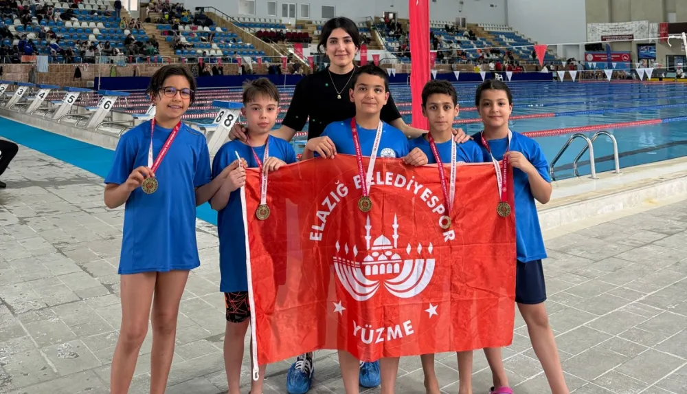 Elazığ Belediyesi Spor Kulübü Yüzme Takımı’ndan Başarı