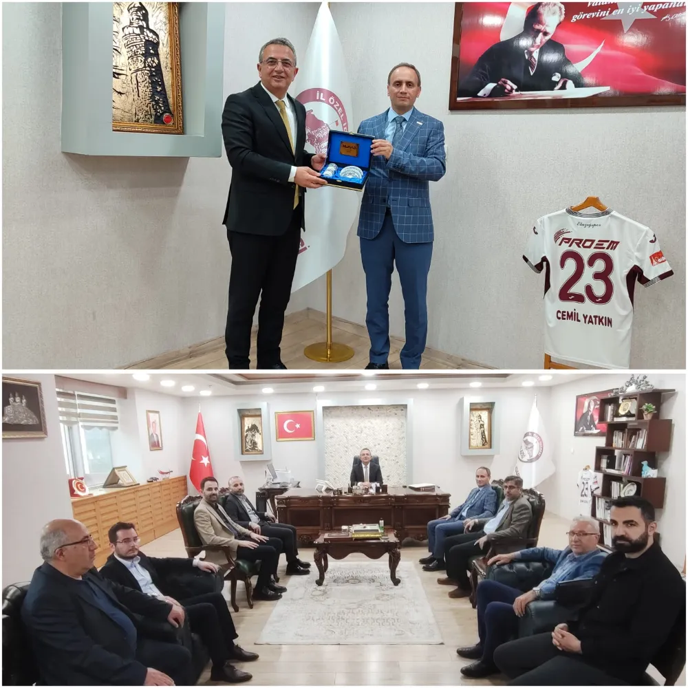 MÜSİAD Elazığ Şube Başkanı Fatih Karakaya’dan Elazığ İl Özel İdaresi’ne Anlamlı Ziyaret