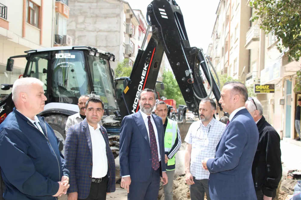 Başkan Şerifoğulları, Elazığ’ın Altyapı Dönüşümünü Yerinde Takip Ediyor