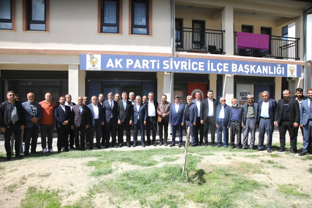 Sivrice Belediye Başkanı Irmak, İl ve İlçe Yönetimiyle Toplantı Düzenledi