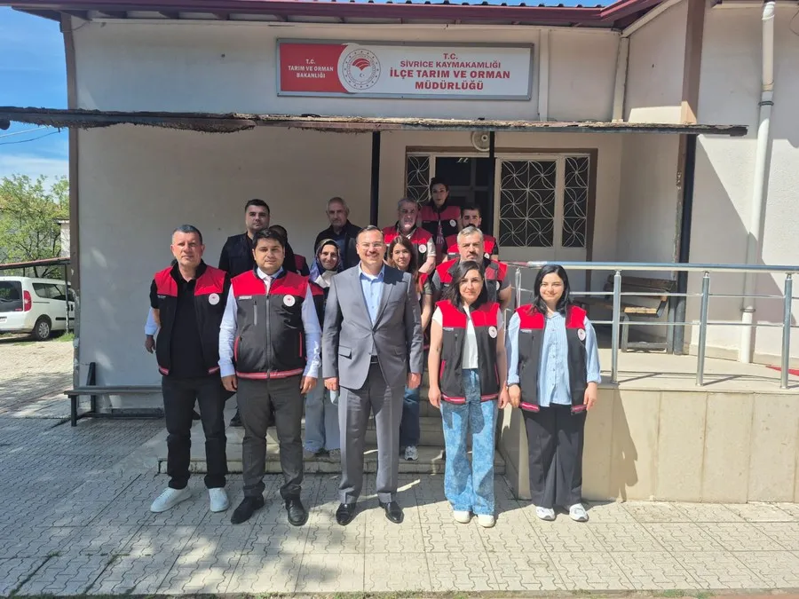 Sivrice Kaymakamı Efecan Şahin’den İlçe Tarım ve Orman Müdürlüğü’ne Ziyaret