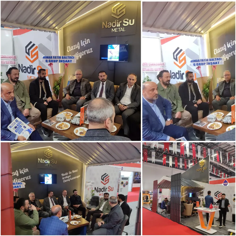 MÜSİAD Elazığ, NADİR SU-METAL Standını Ziyaret Etti