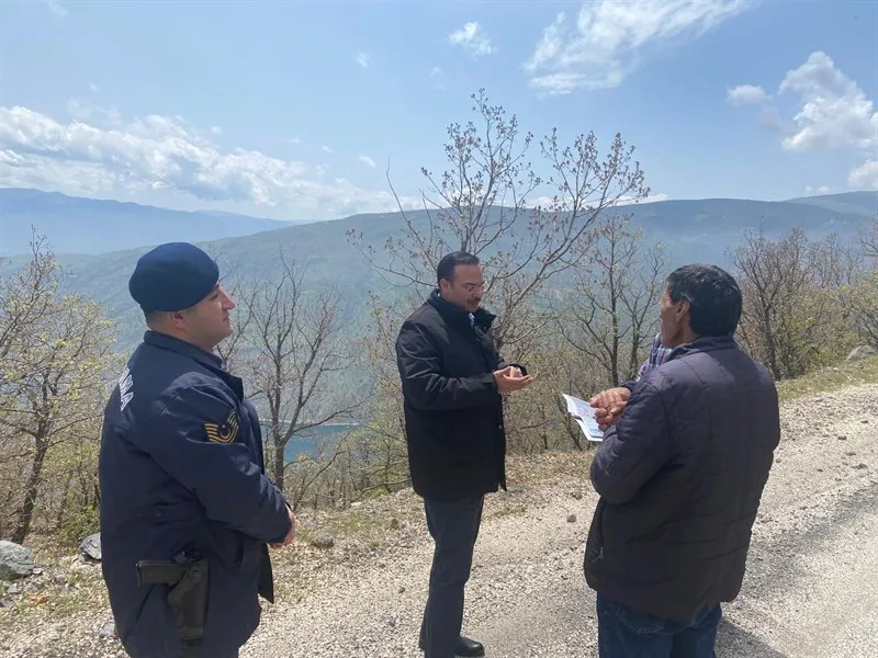 Afet Sonrası Süreç Takipte, Sivrice Kaymakamı Şahin Köylerde İnceleme Yaptı
