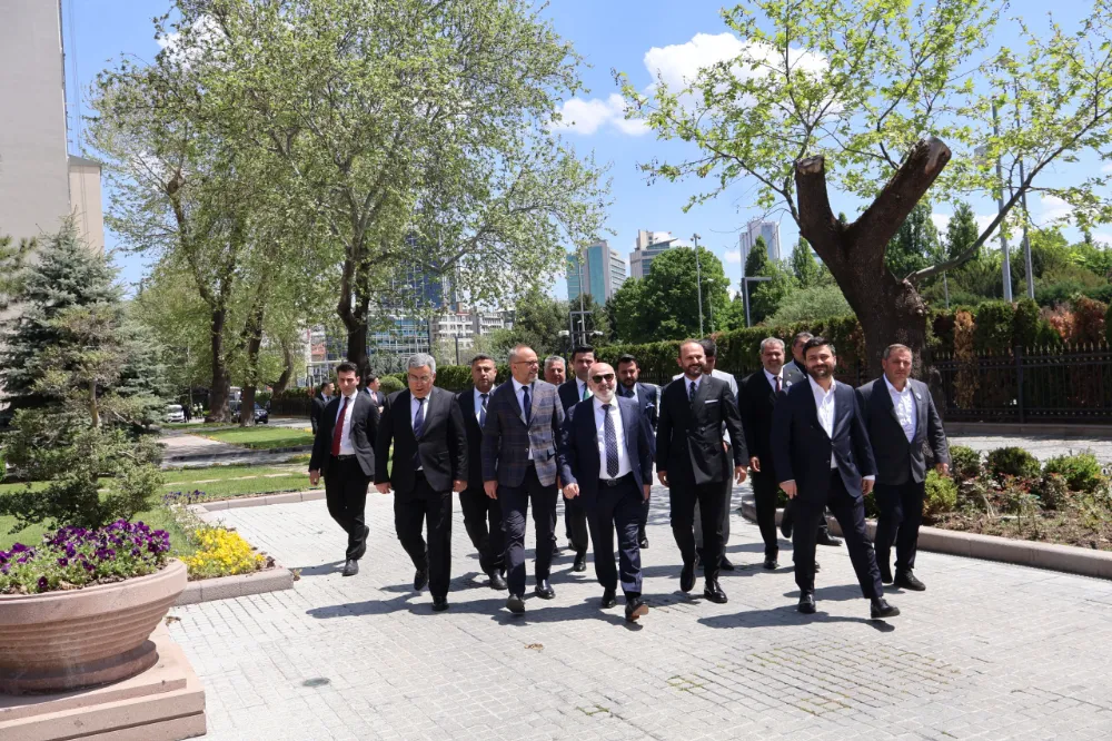 İçişleri Bakan Yardımcısı Mehmet Sağlam, Adana Teşkilatını Bakanlıkta Ağırladı