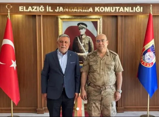 AK Parti Elazığ İl Başkanı Yıldırım’dan Jandarma Komutanlığı Ziyareti
