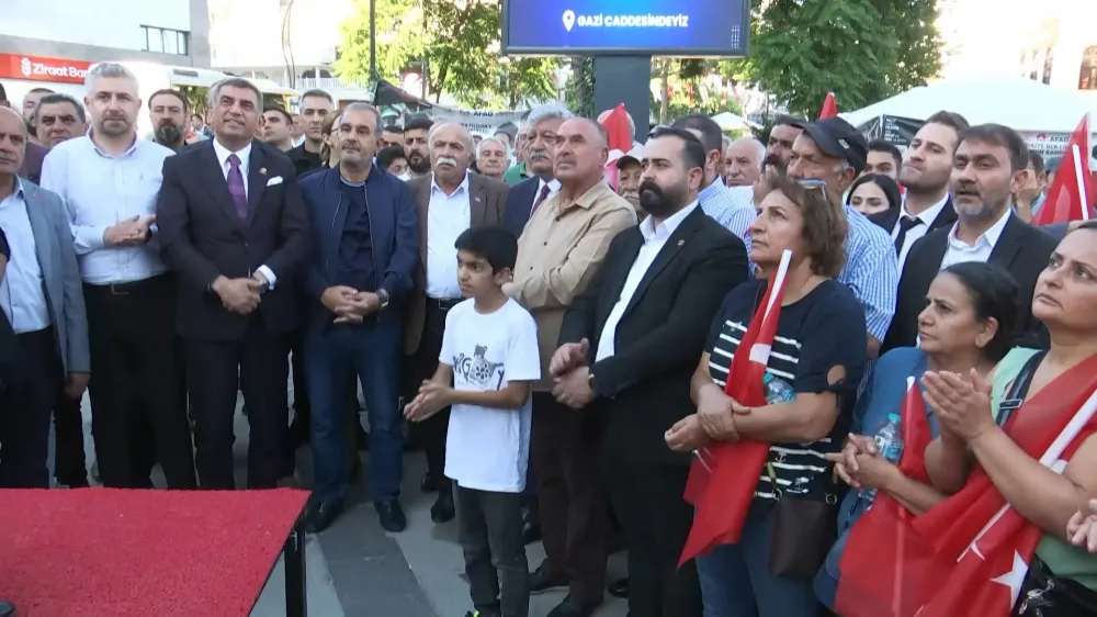 Elazığ’da “İsrail Zulmüne Hayır” Yürüyüşü