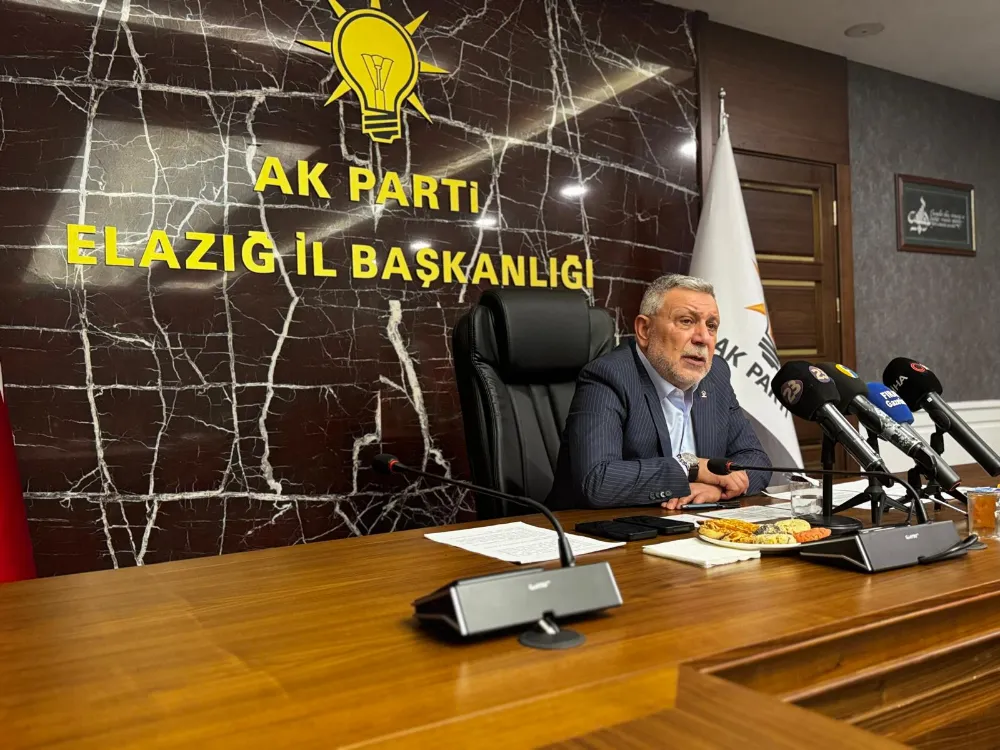 AK Parti Elazığ İl Başkanı Yıldırım, “Toplumsal barış için tarihi bir adım atıldı.”