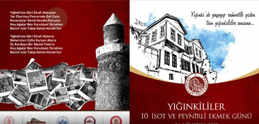 Elazığ’da 10. İsot ve Peynirli Ekmek Günü 24 Ağustos’ta Düzenlenecek