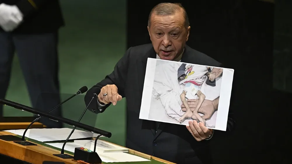 Cumhurbaşkanı Erdoğan BM Genel Kurulu’nda konuştu: “Gazze’de yaşananlar insanlığın dip noktasıdır”